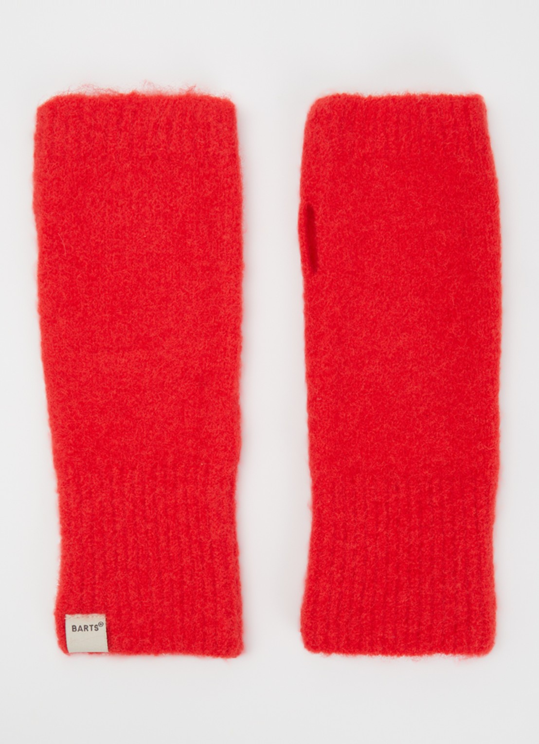 Barts Fhearna handschoenen in wolblend  - voorkant rood