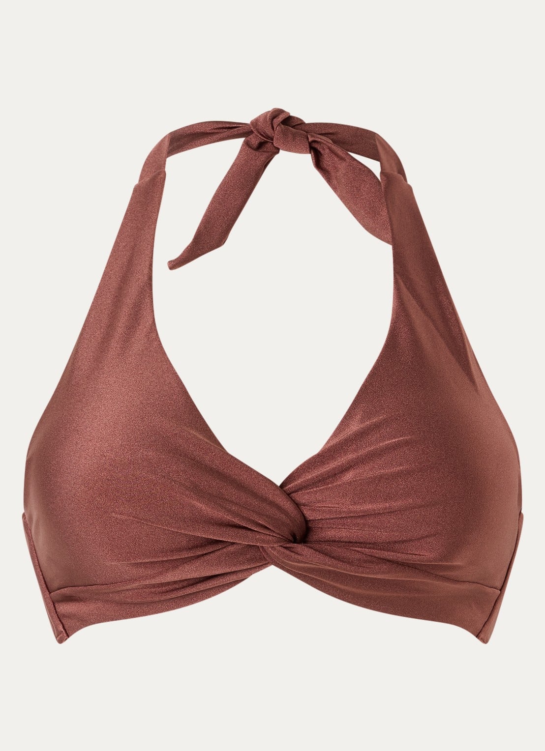Barts Isla halter bikinitop  - voorkant donkerrood