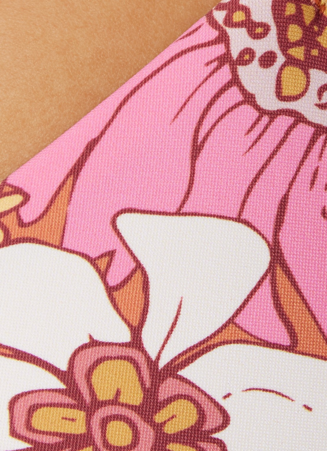 Barts Kelky bikinitop met uitneembare vulling - detail 3 oranjebruin