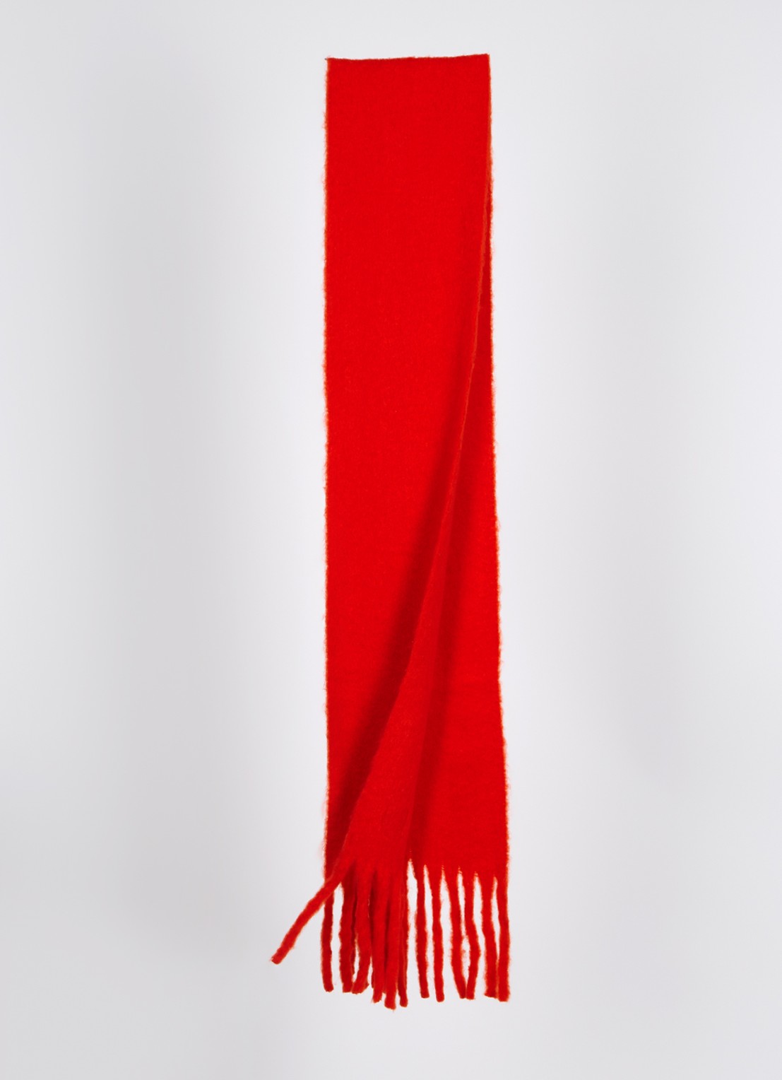 Barts Keridda sjaal in wolblend 200 x 20 cm - detail rood
