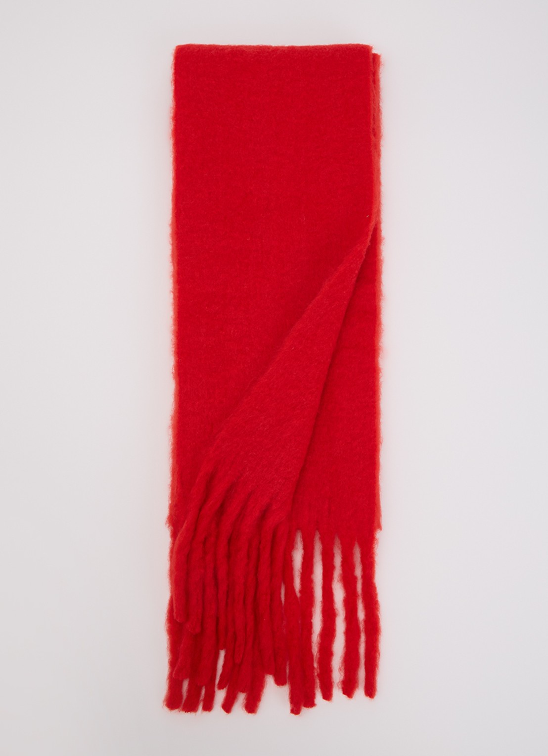 Barts Keridda sjaal in wolblend 200 x 20 cm - voorkant 3 rood