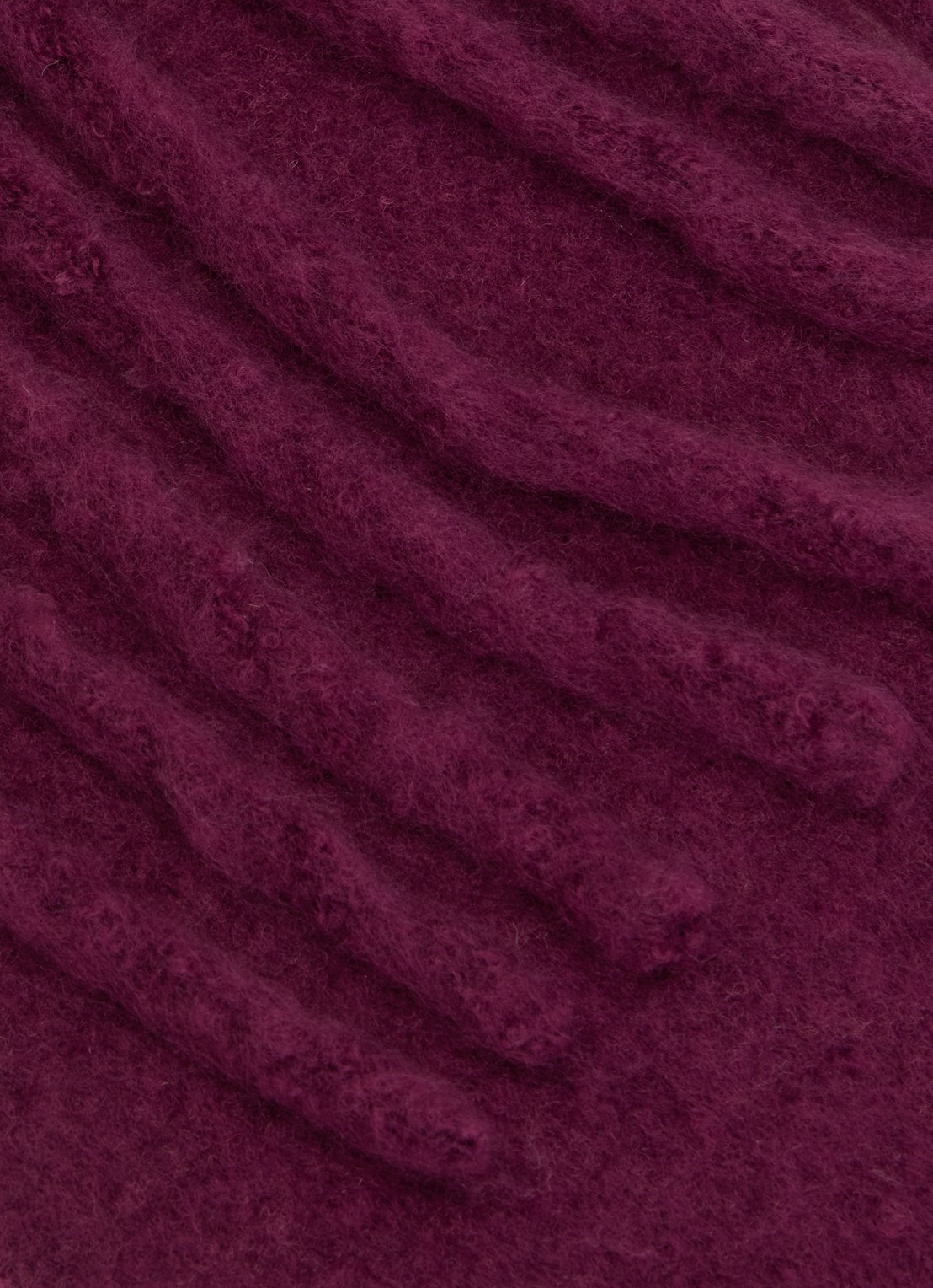 Barts Keridda sjaal in wolblend 200 x 20 cm - detail paars