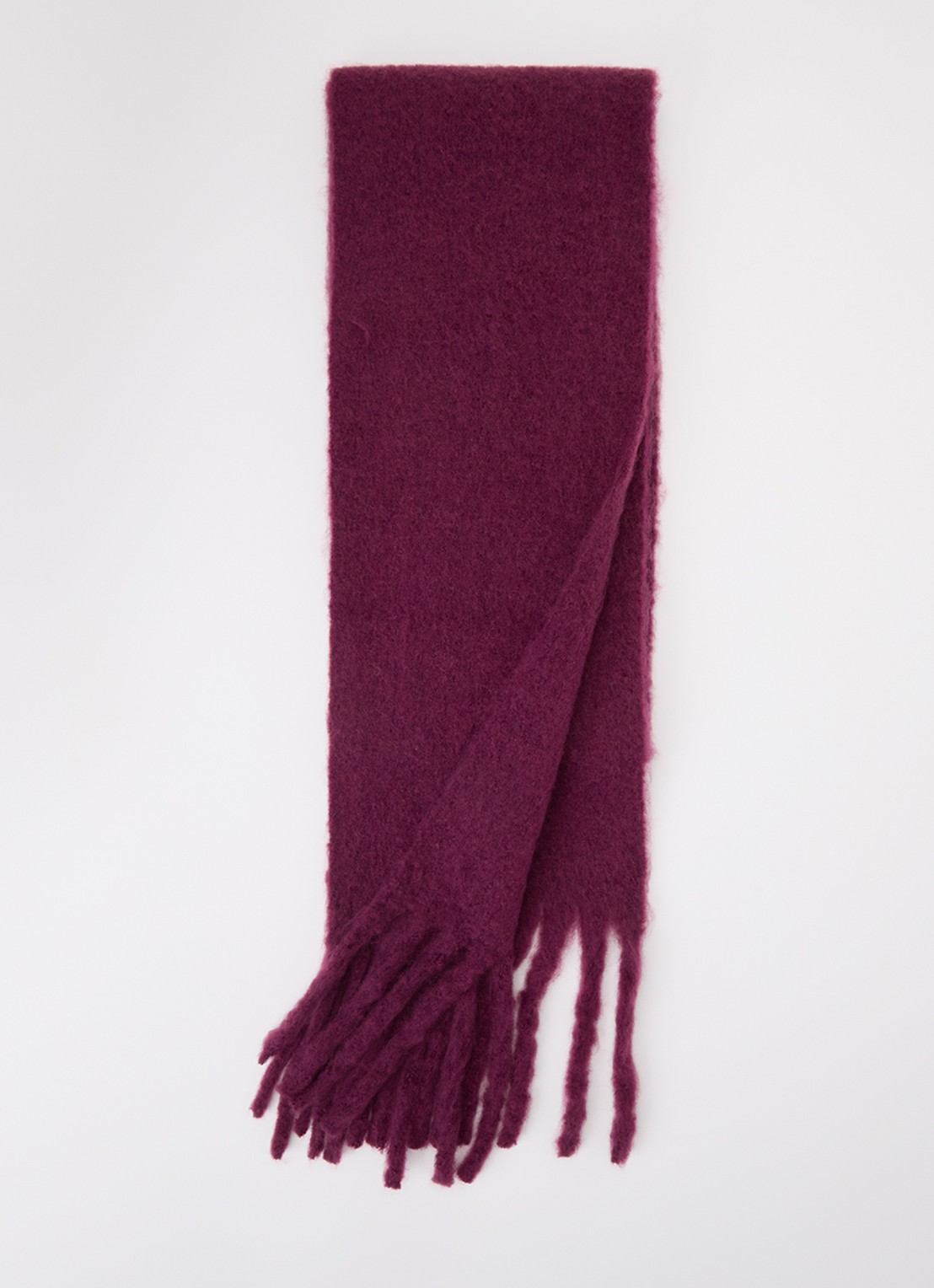 Barts Keridda sjaal in wolblend 200 x 20 cm - voorkant 2 paars