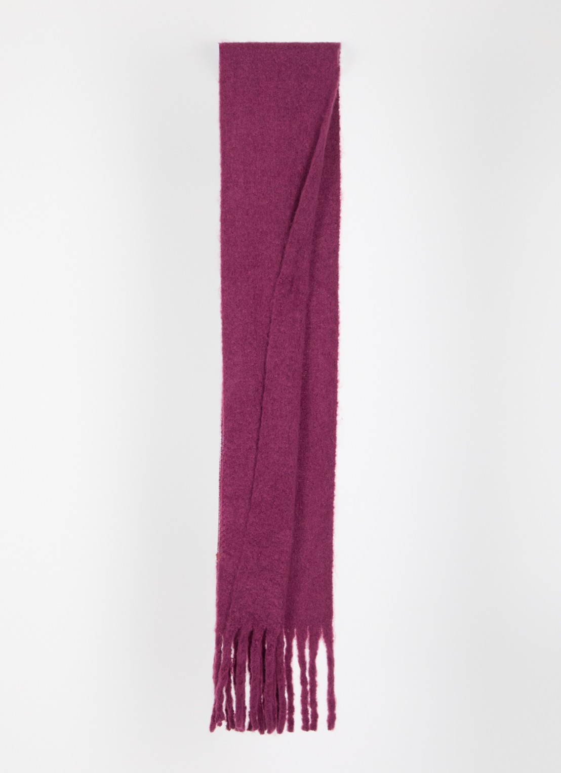 Barts Keridda sjaal in wolblend 200 x 20 cm - voorkant 3 paars