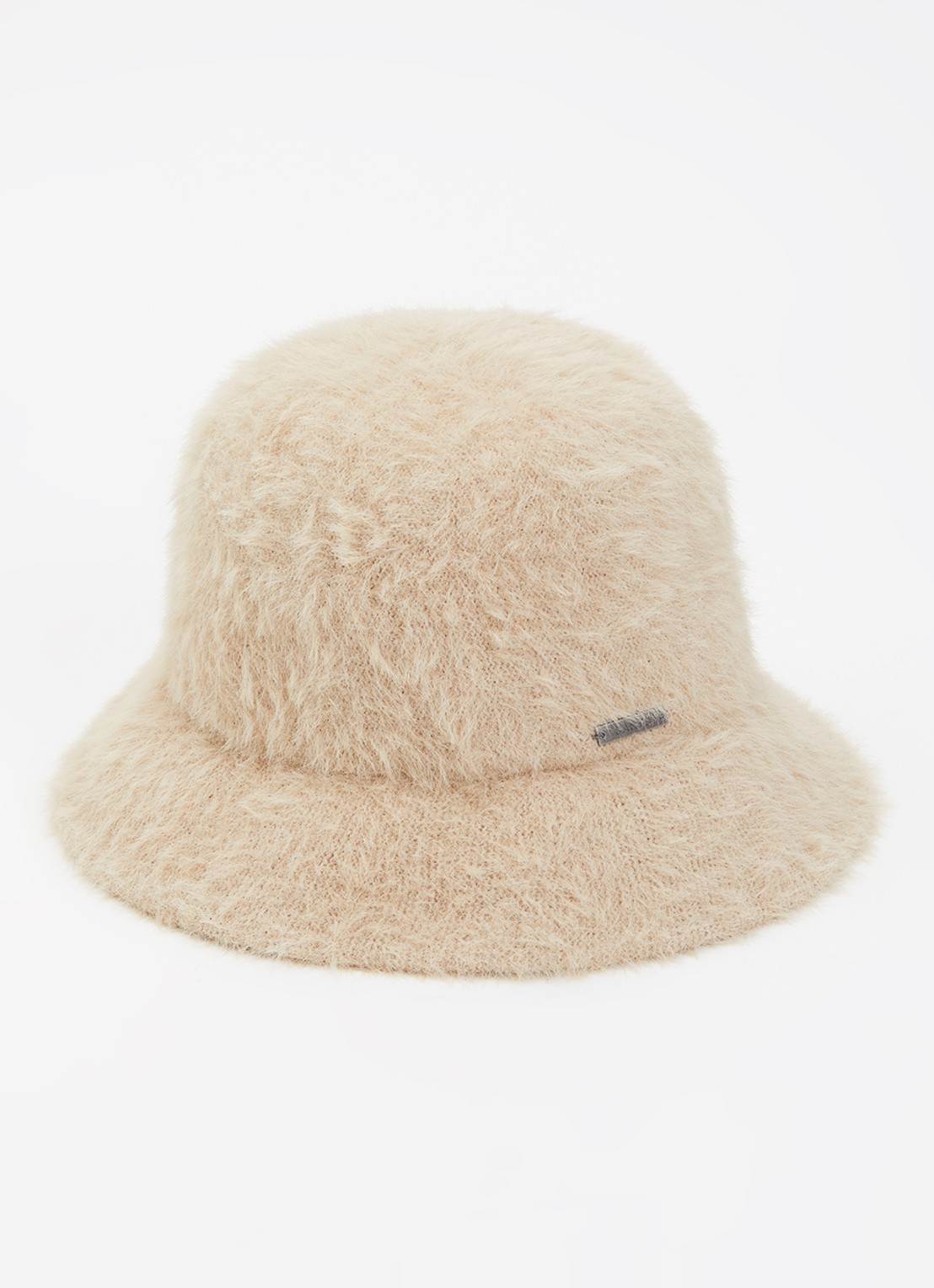 Barts Lavatera bucket hoed van imitatiebont - voorkant beige