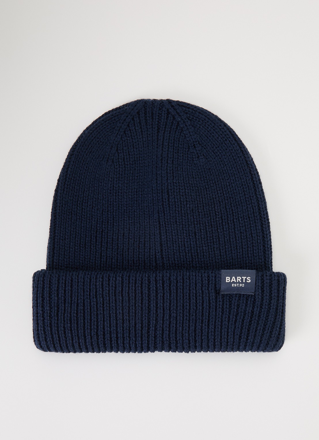 Barts Makalyn muts van wol - voorkant donkerblauw