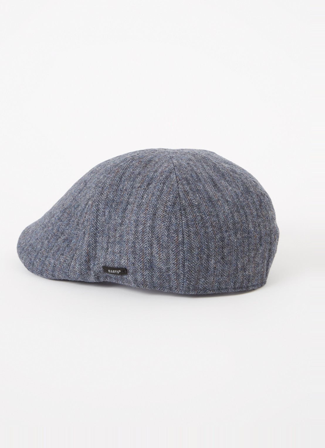Barts Mr. Mitchell flapcap in wolblend - detail 2 blauw