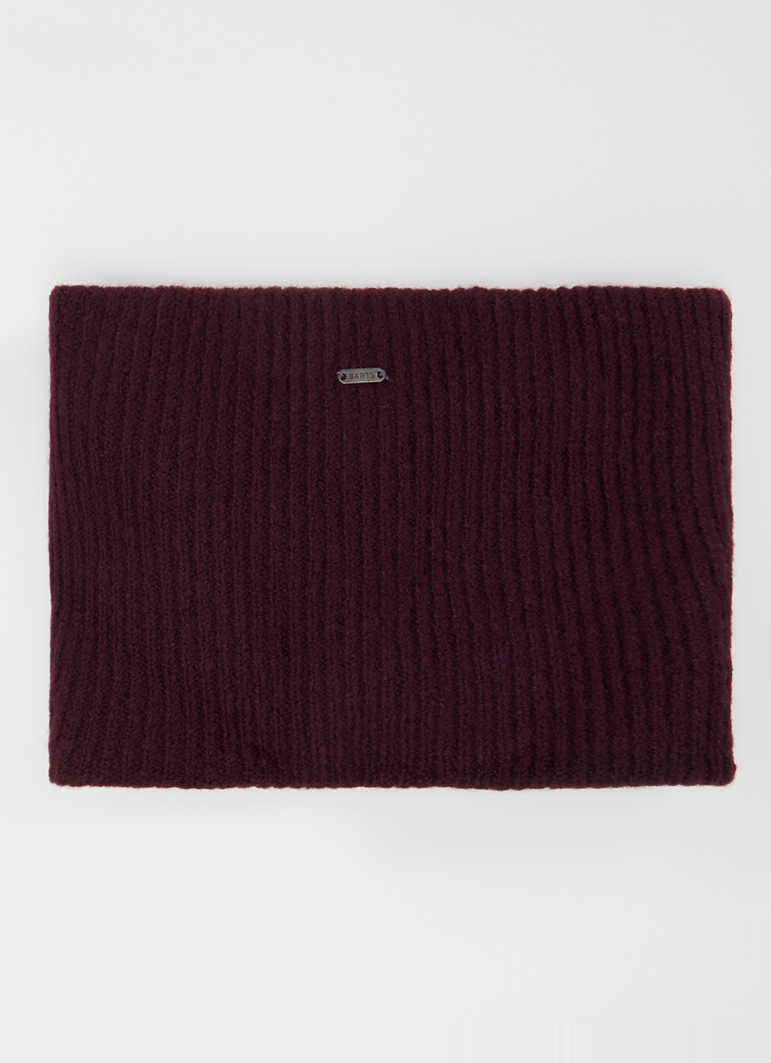 Barts Shae Big grofgebreide colsjaal - voorkant aubergine