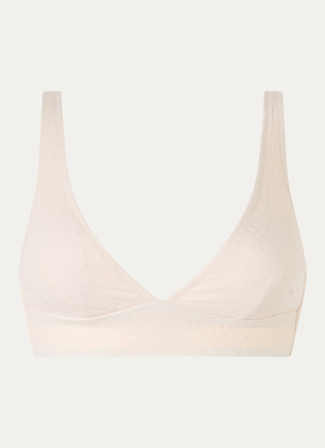 Barts Simoa bralette bikinitop met uitneembare vulling - voorkant creme