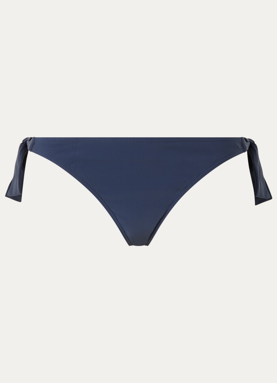 Barts Solid Cheeky Bum bikinislip met geknoopt detail - voorkant donkerblauw