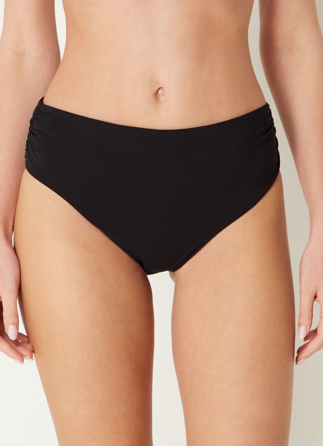Barts Solid high waisted bikinislip  - detail 2 zwart