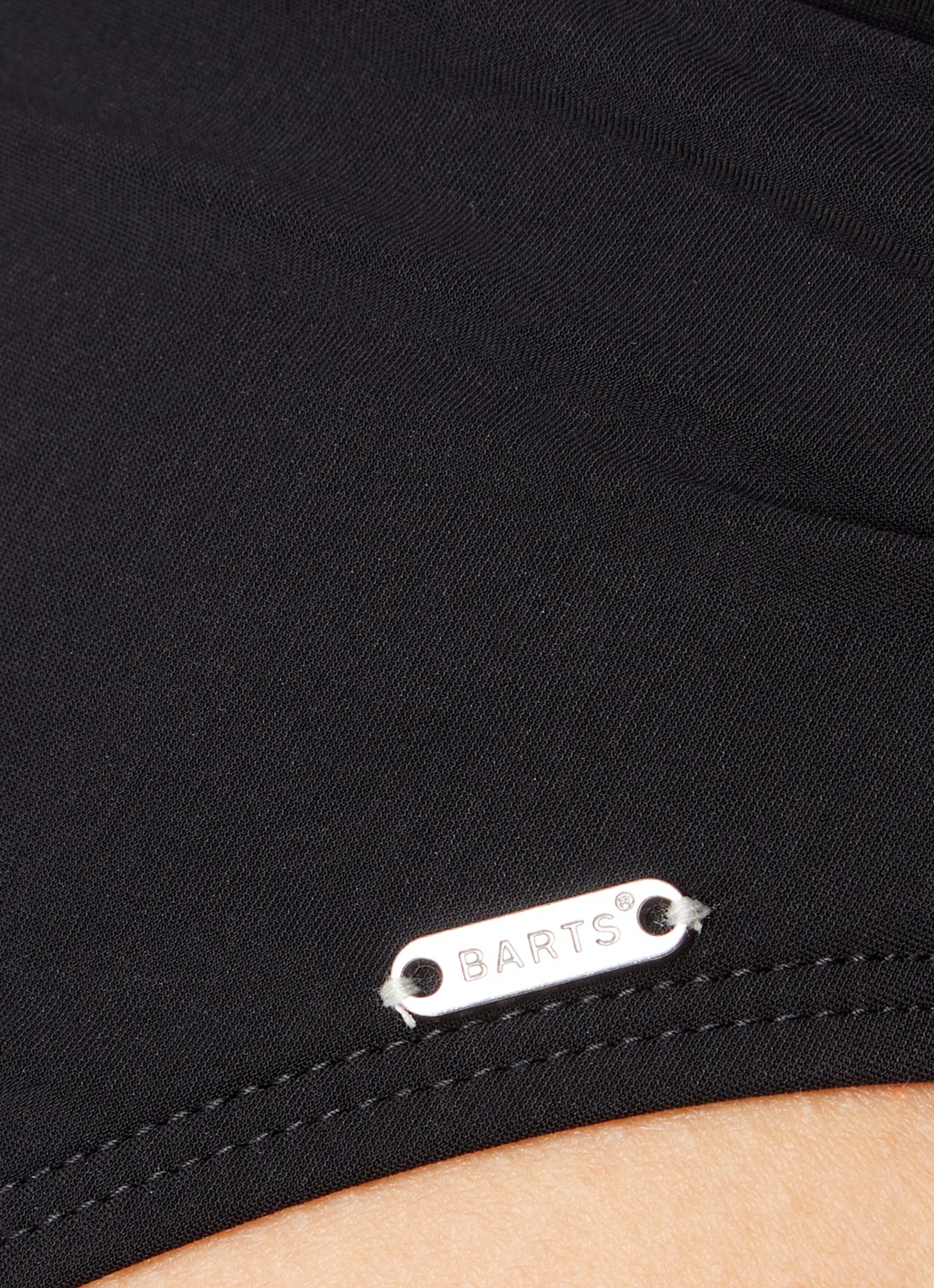 Barts Solid high waisted bikinislip  - detail 3 zwart