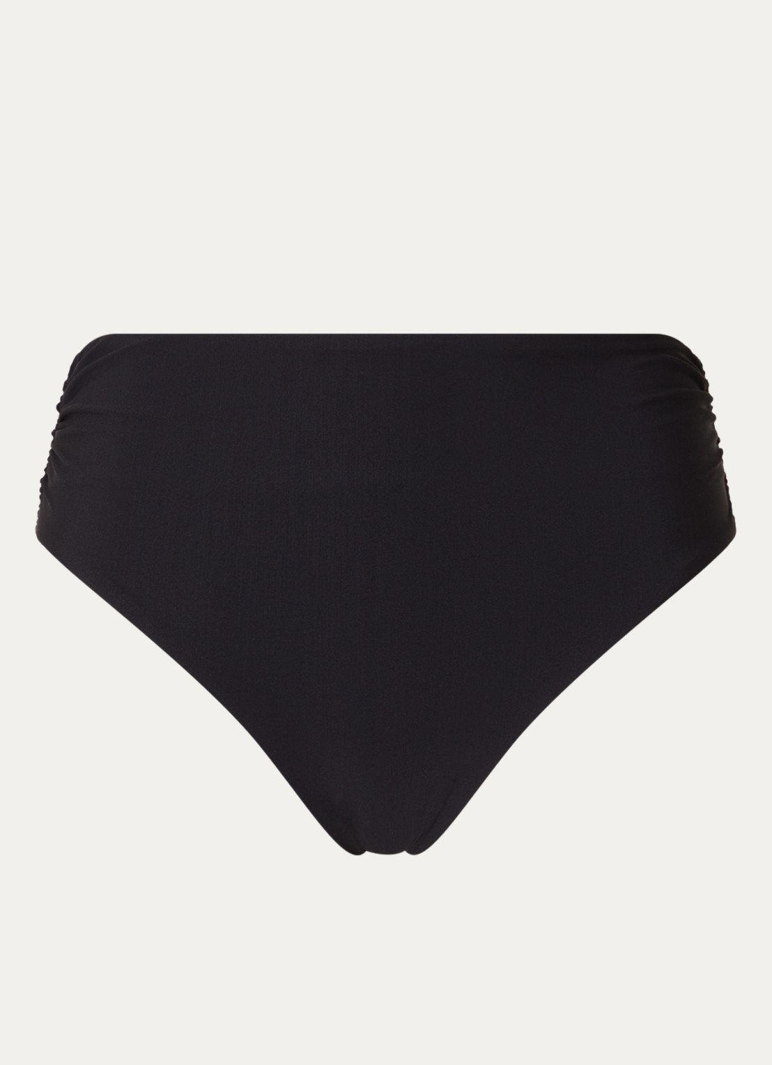 Barts Solid high waisted bikinislip  - voorkant zwart
