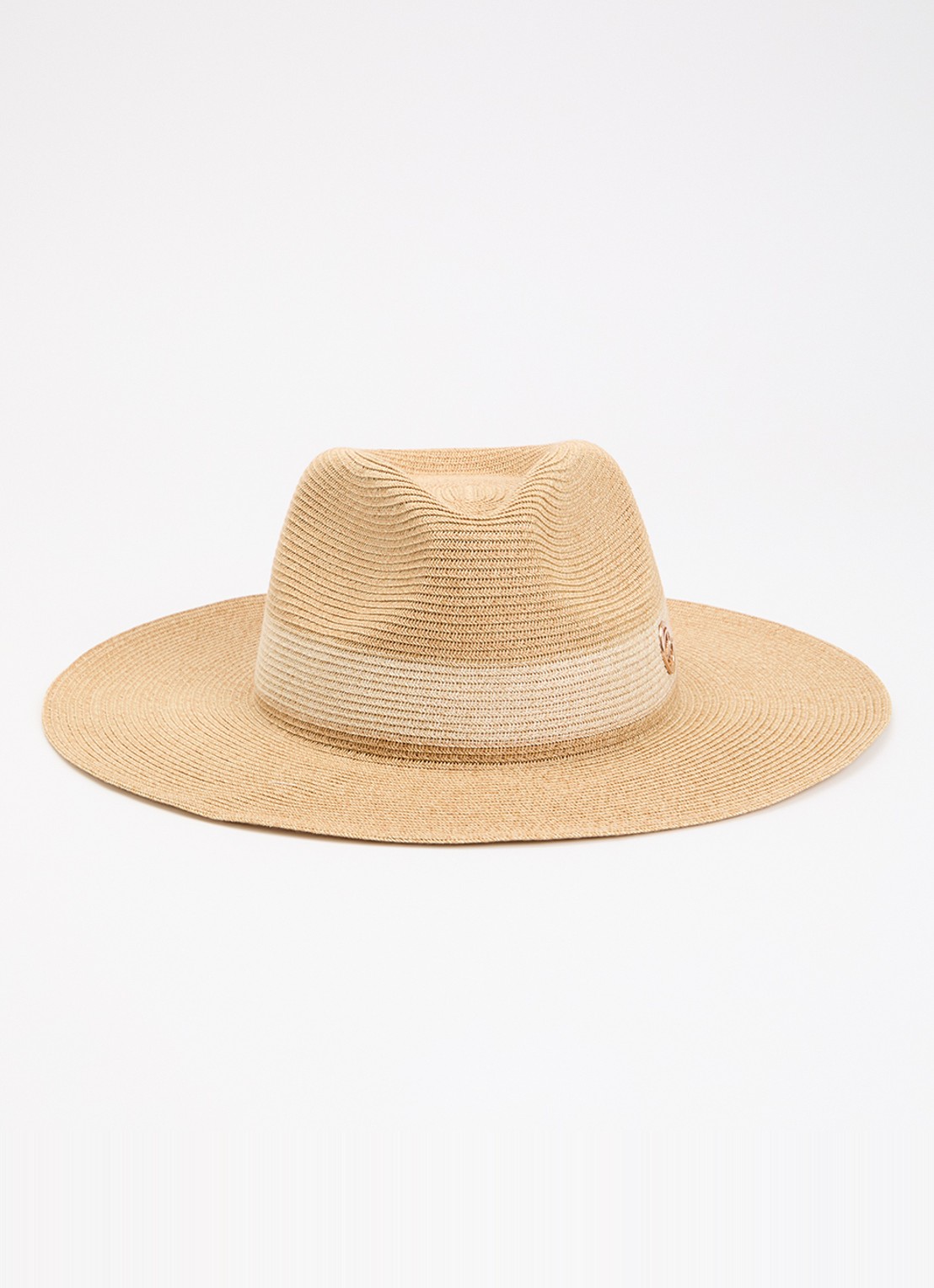 Barts Swellie hoed van stro  - voorkant beige