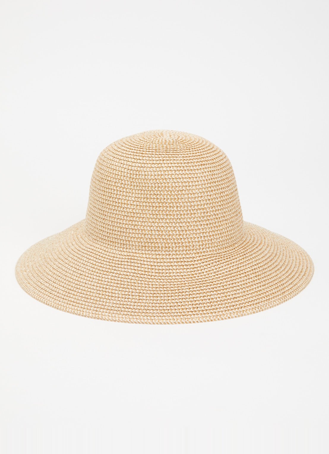 Barts Tehina hoed van raffia met lurex - voorkant beige