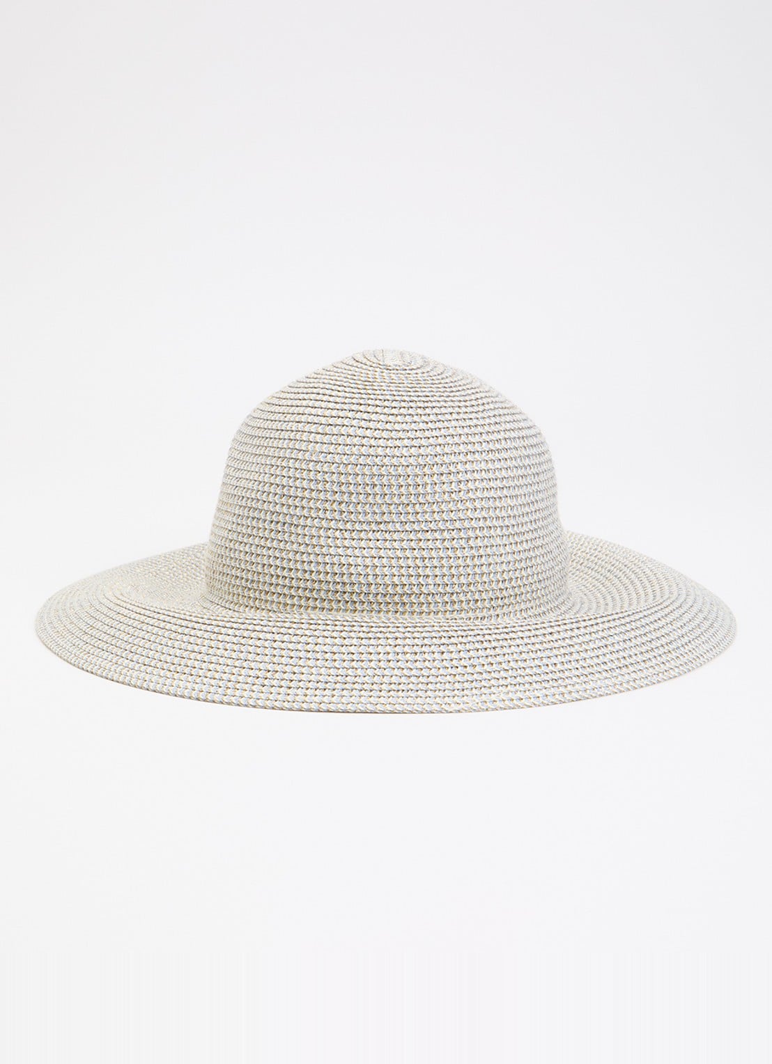 Barts Tehina hoed van raffia met lurex - voorkant lavendel