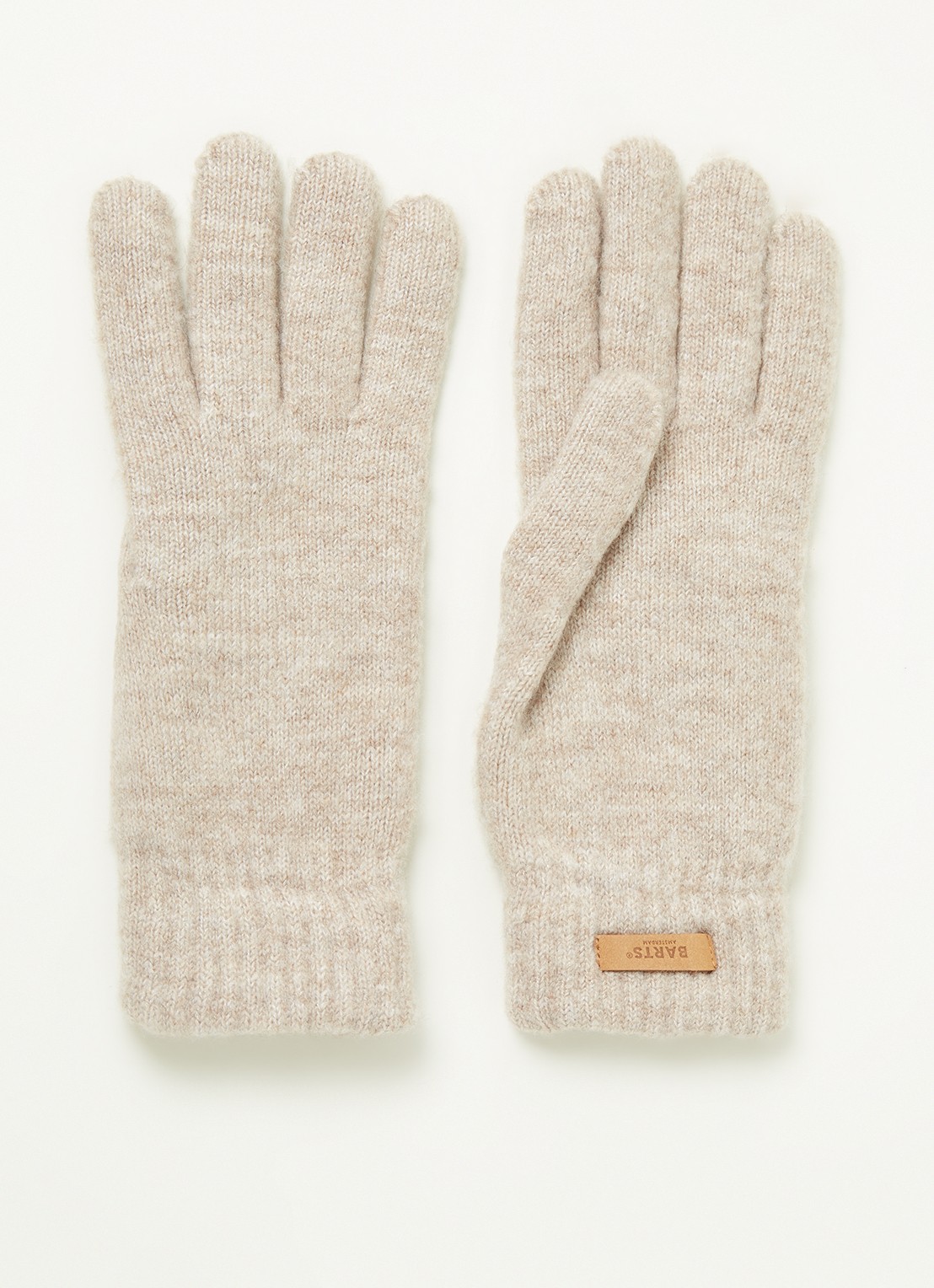 Barts Witzia fijngebreide handschoenen  - voorkant beige