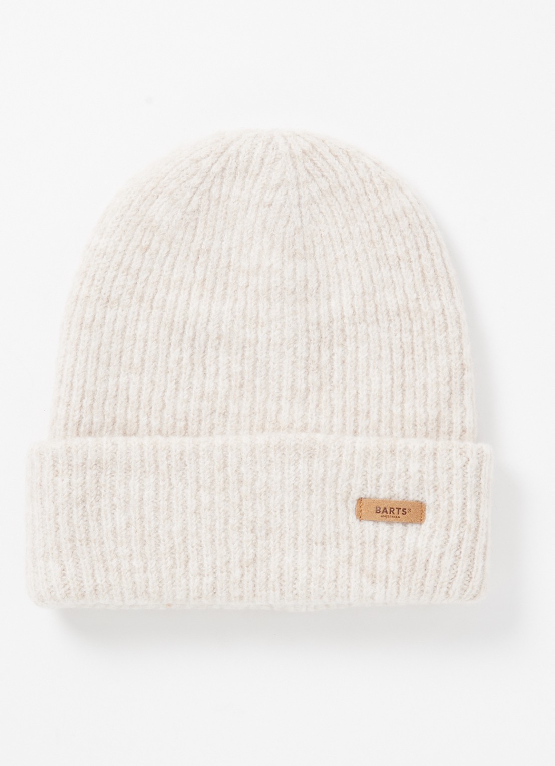 Barts Witzia grofgebreide muts - voorkant creme