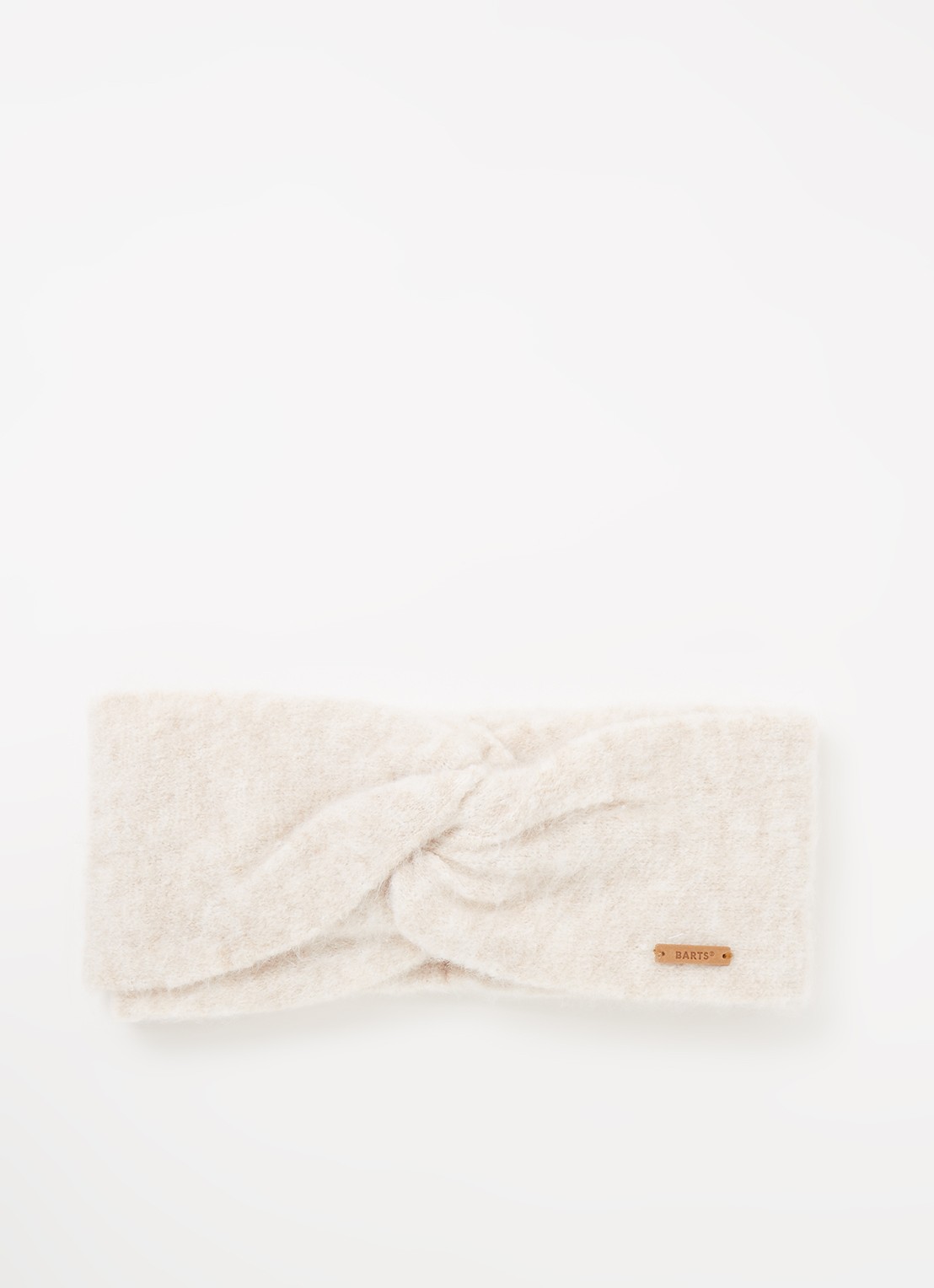 Barts Witzia oorwarmers met strikdetail   - voorkant 2 creme