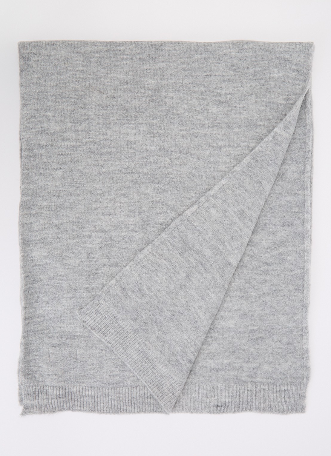 Barts Witzia sjaal 190 x 40 cm - voorkant grijsmele