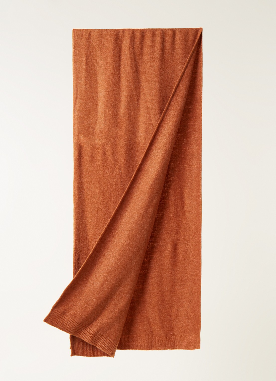 Barts Witzia sjaal 190 x 40 cm - voorkant 2 roestbruin
