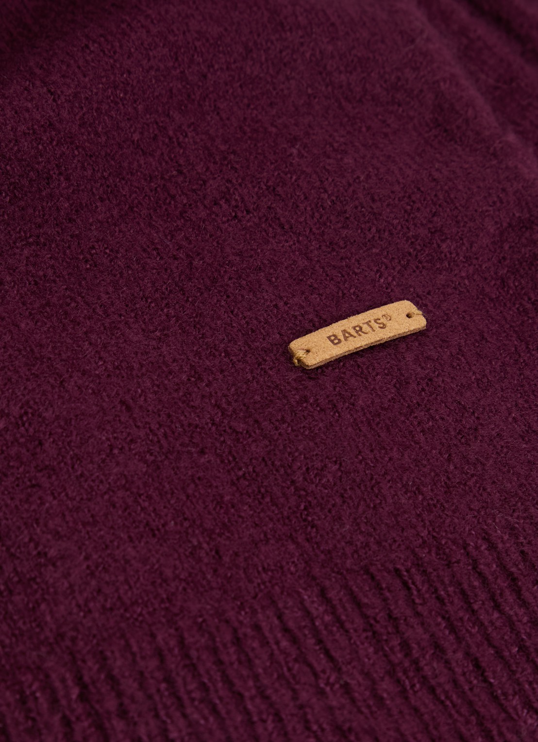 Barts Witzia sjaal 190 x 40 cm - detail 3 aubergine