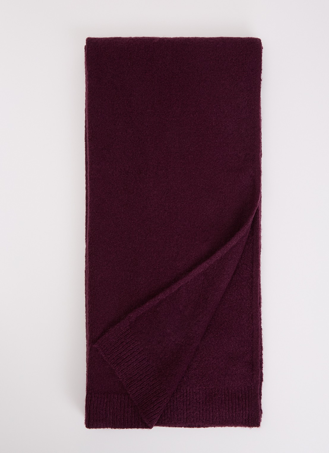 Barts Witzia sjaal 190 x 40 cm - voorkant aubergine