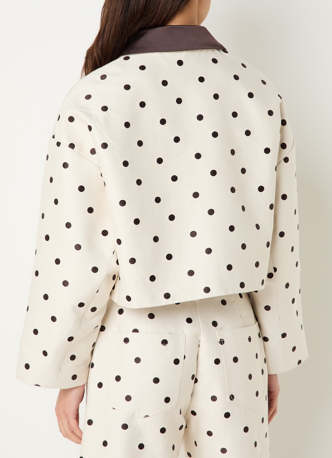 Baum und Pferdgarten Bebeth jack met stippenprint - achterkant 4 creme