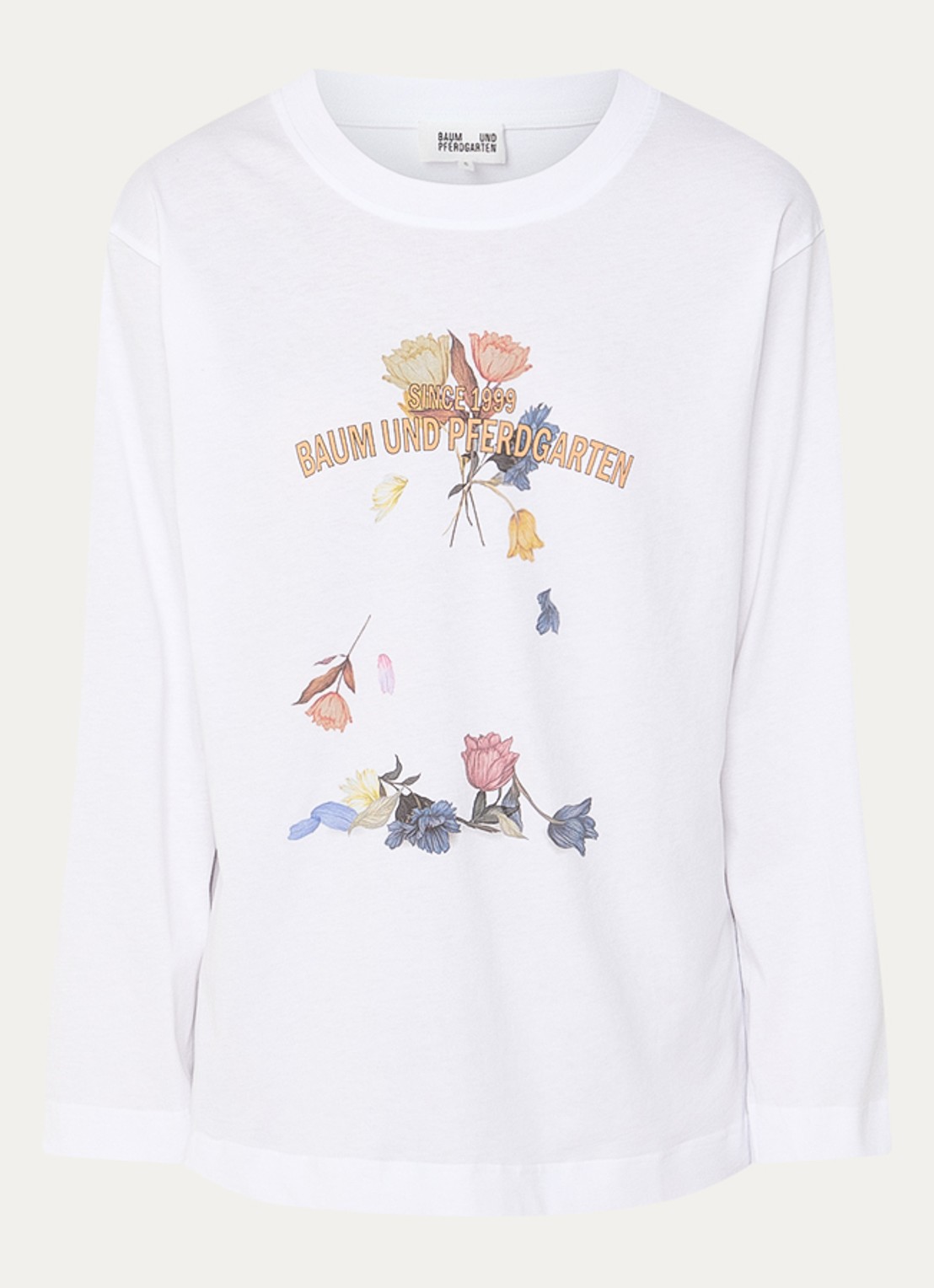 Baum und Pferdgarten Jeevona longsleeve met print - voorkant wit