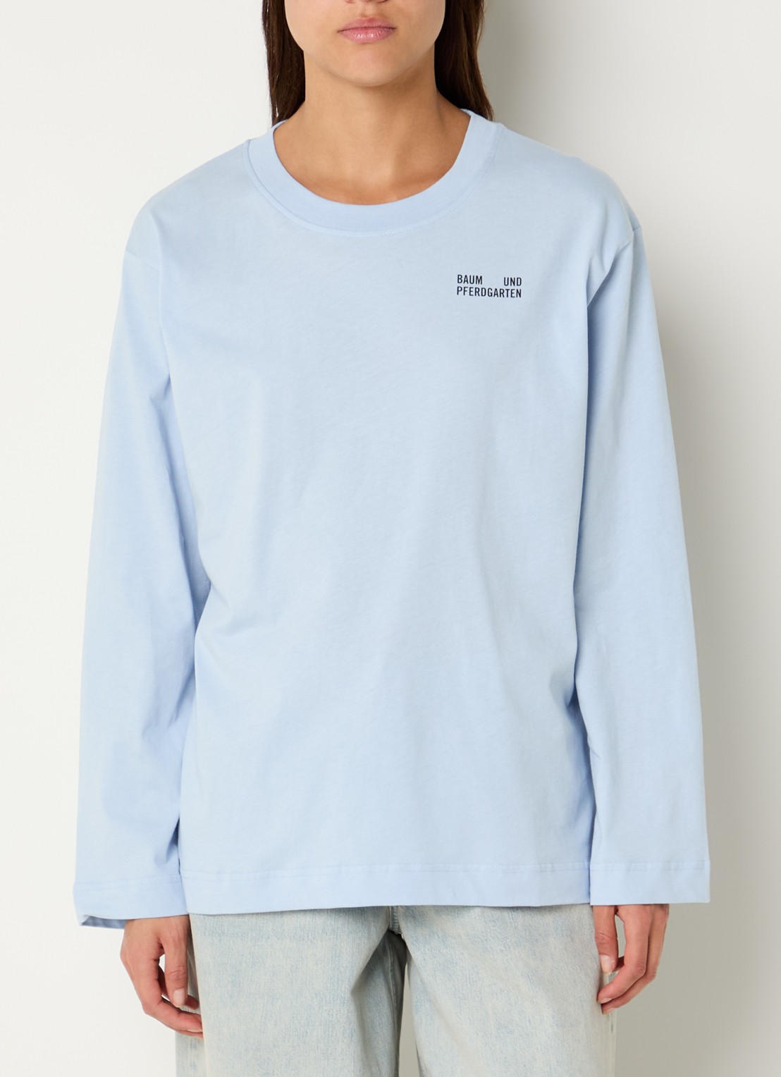Baum und Pferdgarten Jeevona longsleeve met print - achterkant lichtblauw