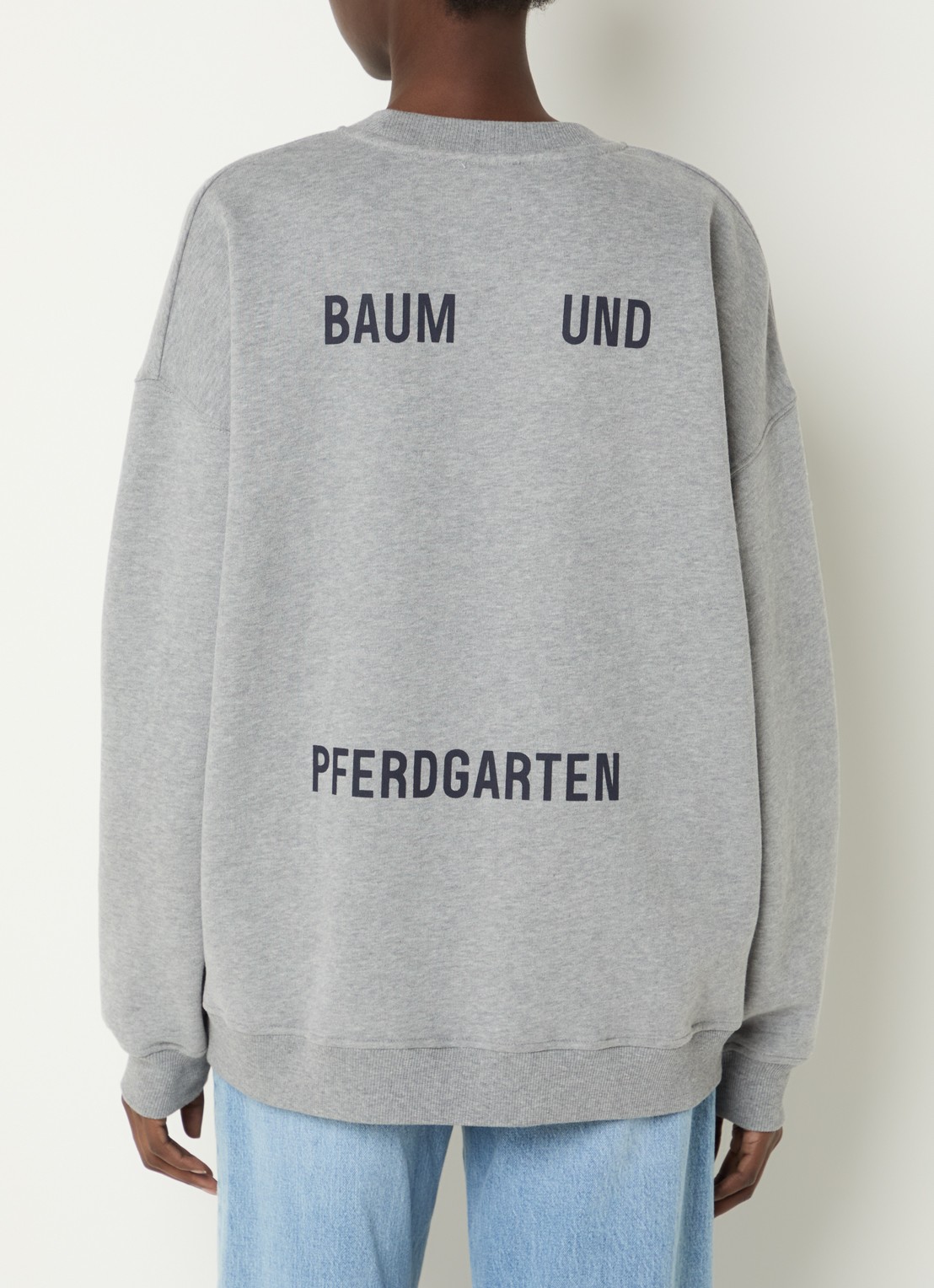 Baum und Pferdgarten Julle sweater grijs - achterkant 3 grijsmele