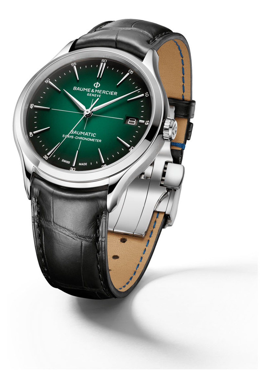Baume & Mercier Clifton Baumatic horloge M0A10595 - voorkant 2 zilver