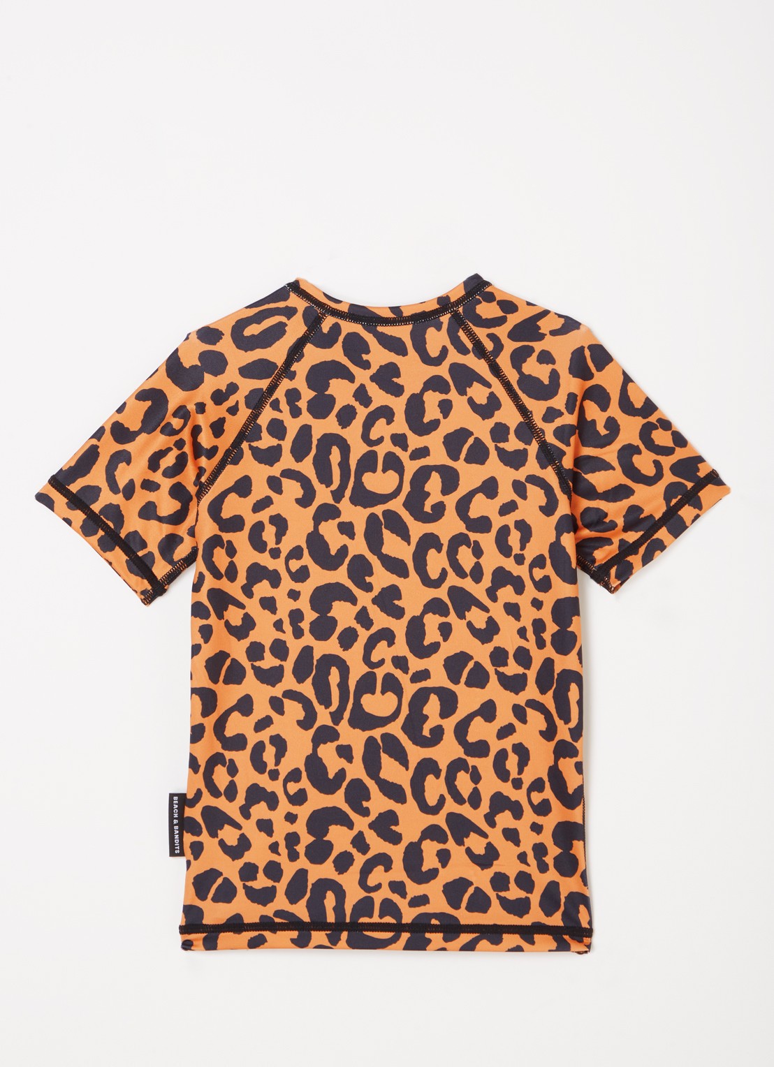 Beach & Bandits Coco Leopard zwemtop met UV-bescherming - voorkant 2 oranjebruin