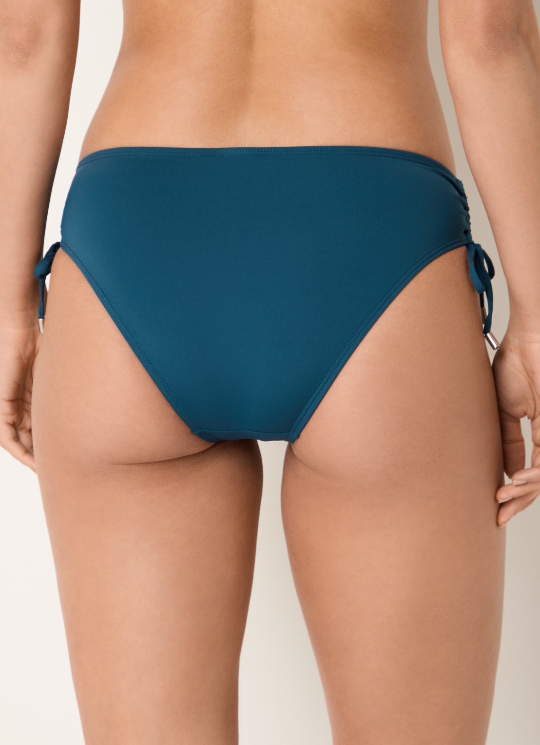 Beachlife Bikinislip met gestrikt detail - achterkant 5 petrol