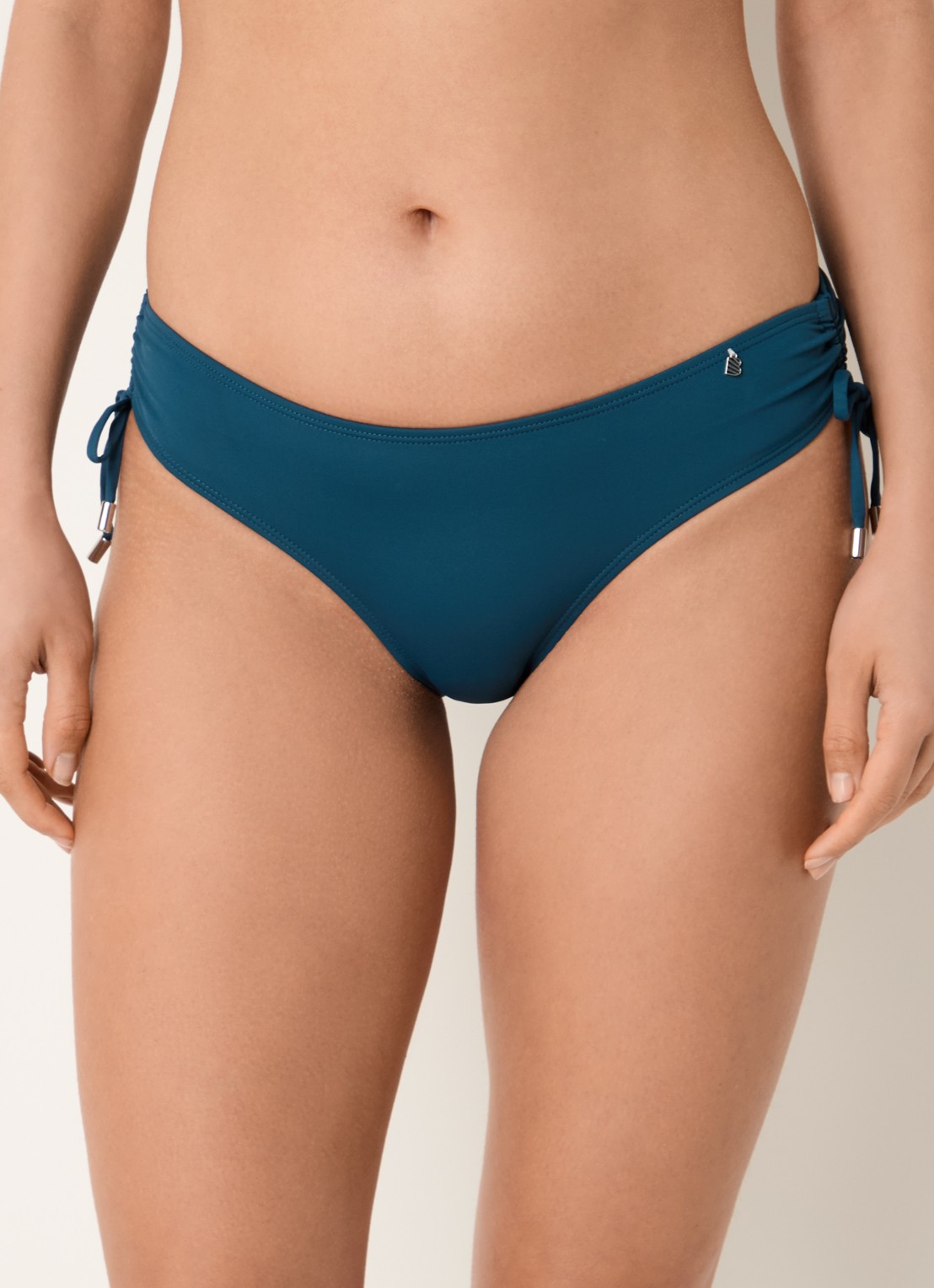 Beachlife Bikinislip met gestrikt detail - detail 3 petrol