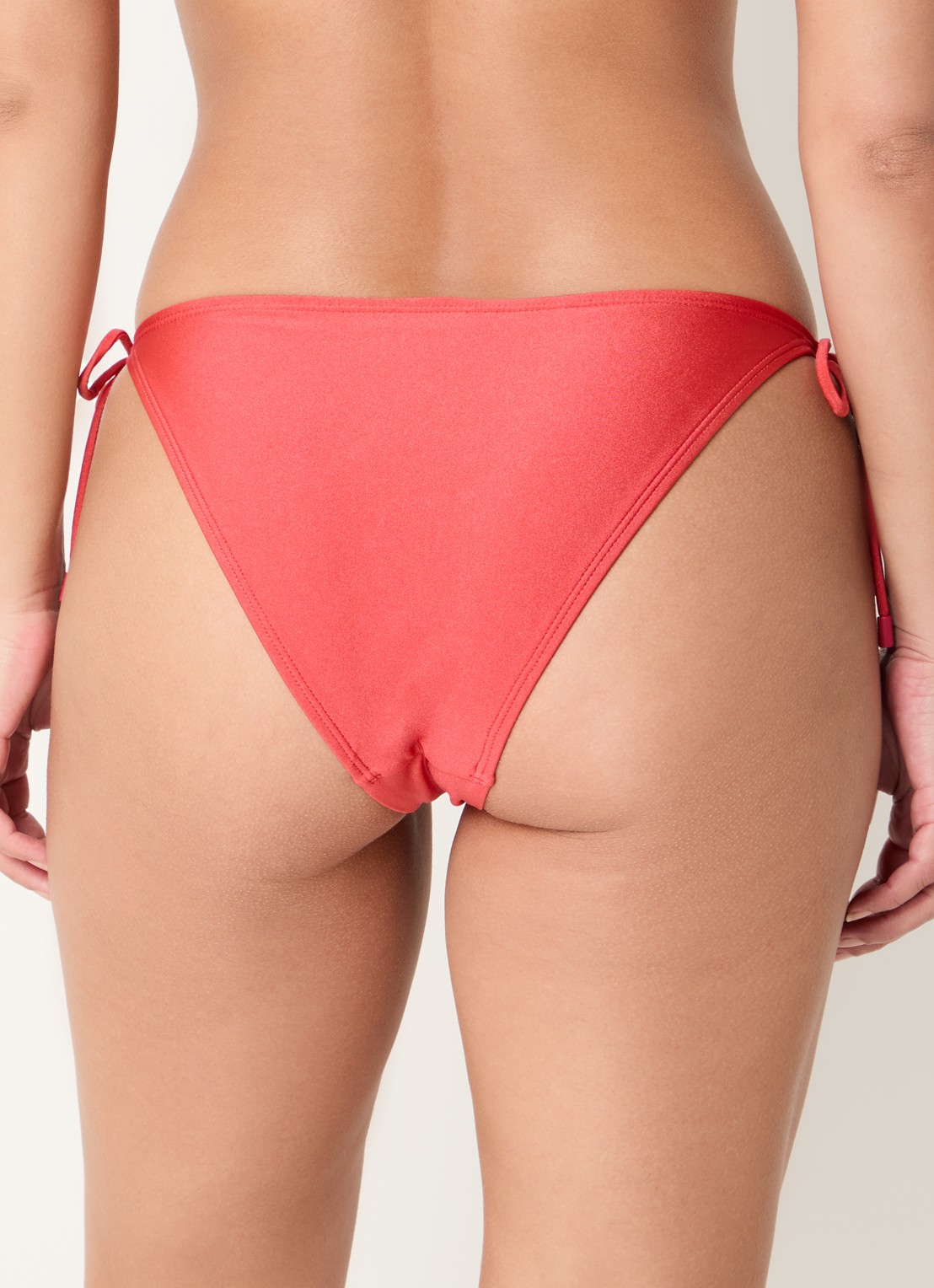 Beachlife Bikinislip - achterkant 5 koraalrood