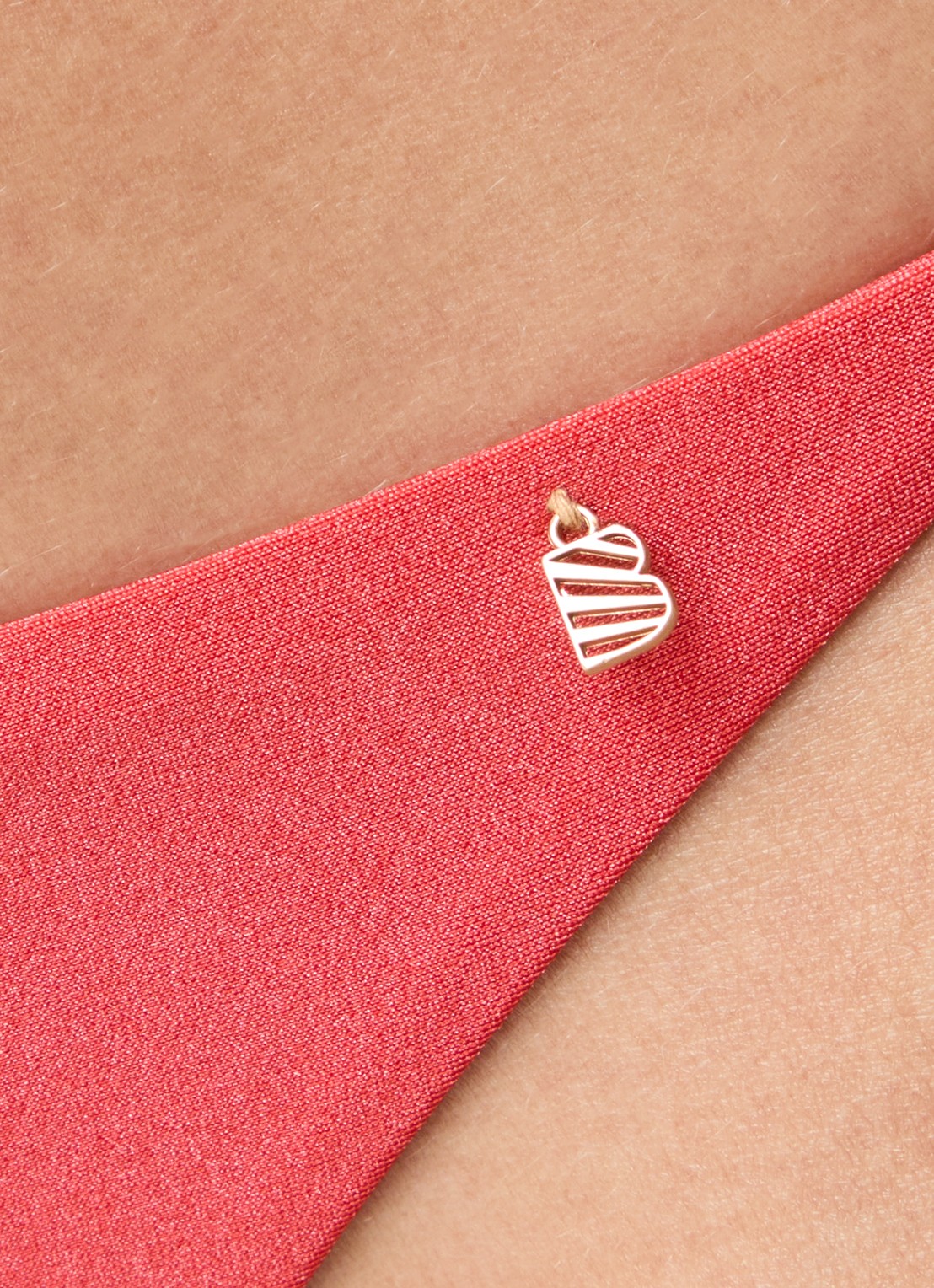 Beachlife Bikinislip - detail 2 koraalrood