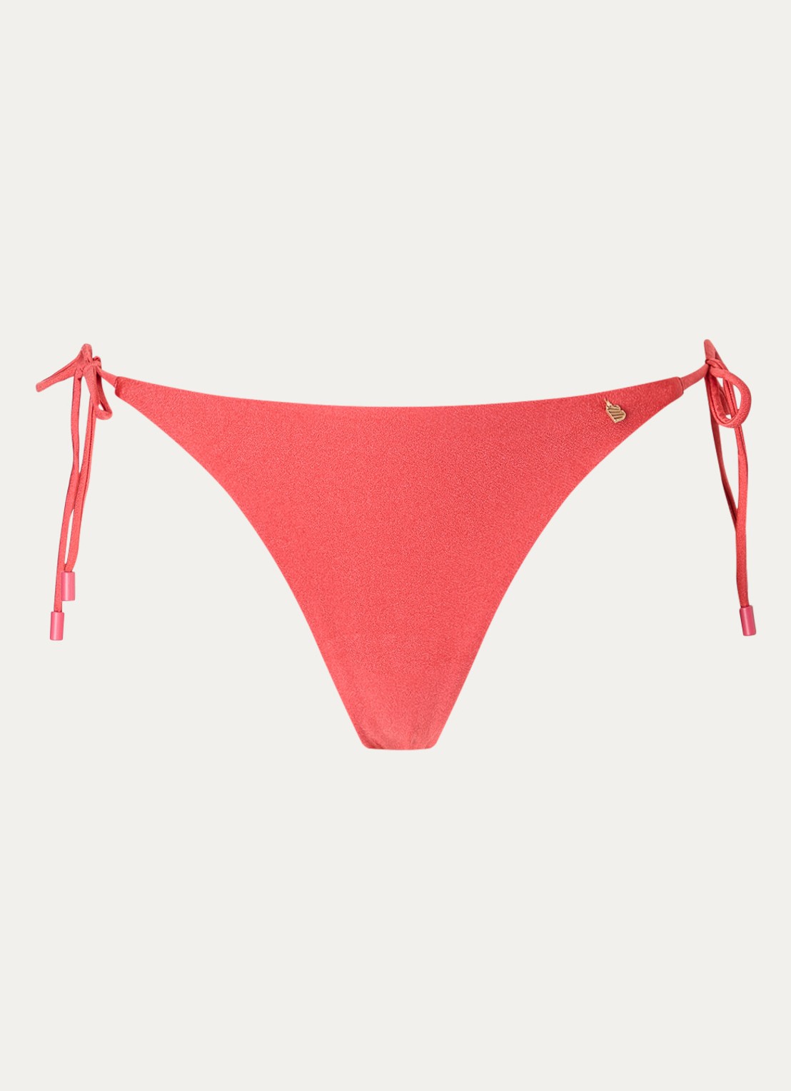 Beachlife Bikinislip - voorkant 3 koraalrood