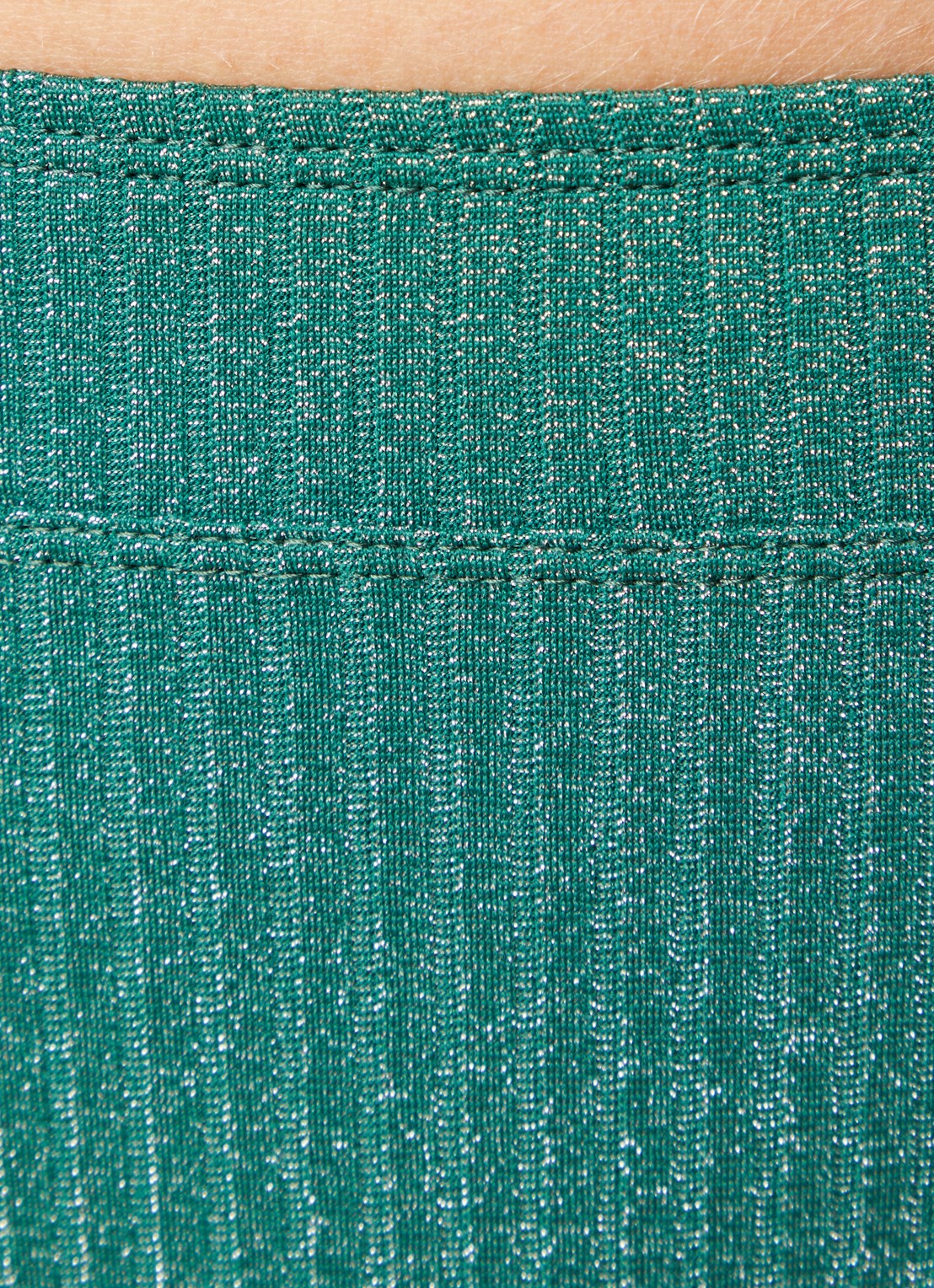 Beachlife High waisted bikinislip met lurex - detail 5 donkergroen