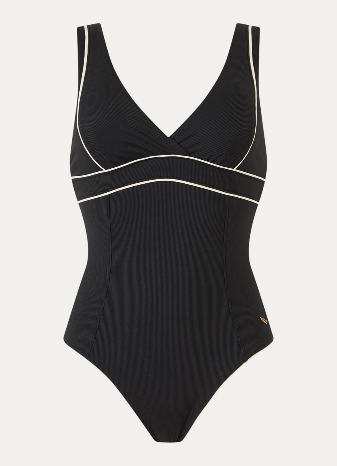 Beachlife Vanilla badpak met uitneembare vulling - voorkant zwart