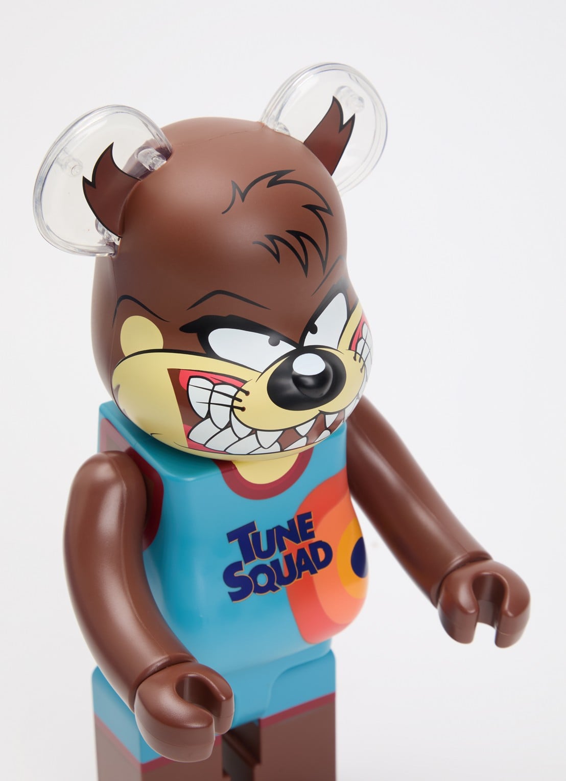 Bearbrick Bearbrick 100% & 400% Space Jam Tasmanian Devil set van 2 - voorkant 2 chocoladebruin