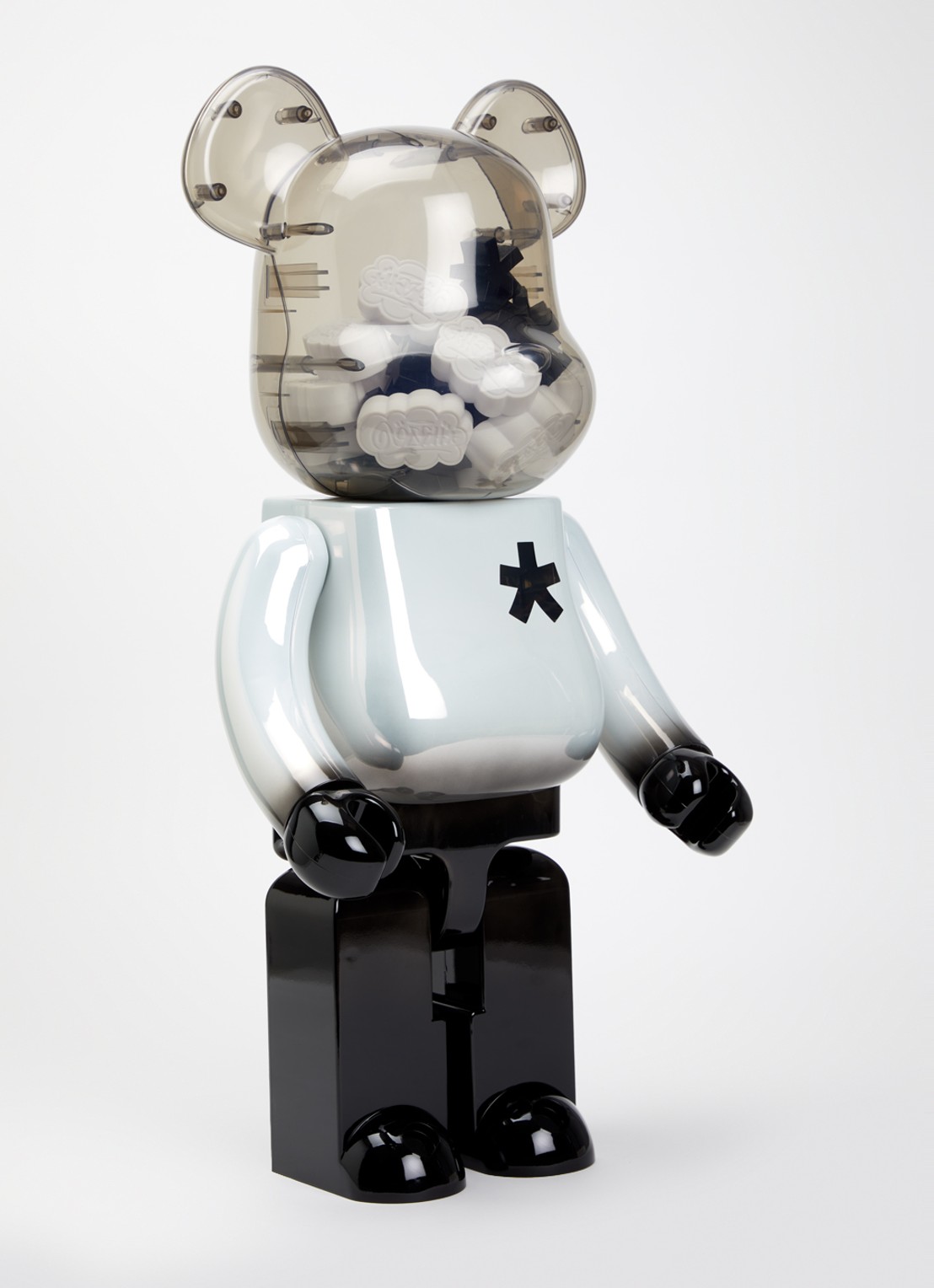 Bearbrick Bearbrick 1000% Eric Haze (Light Up) - voorkant 2 zwart