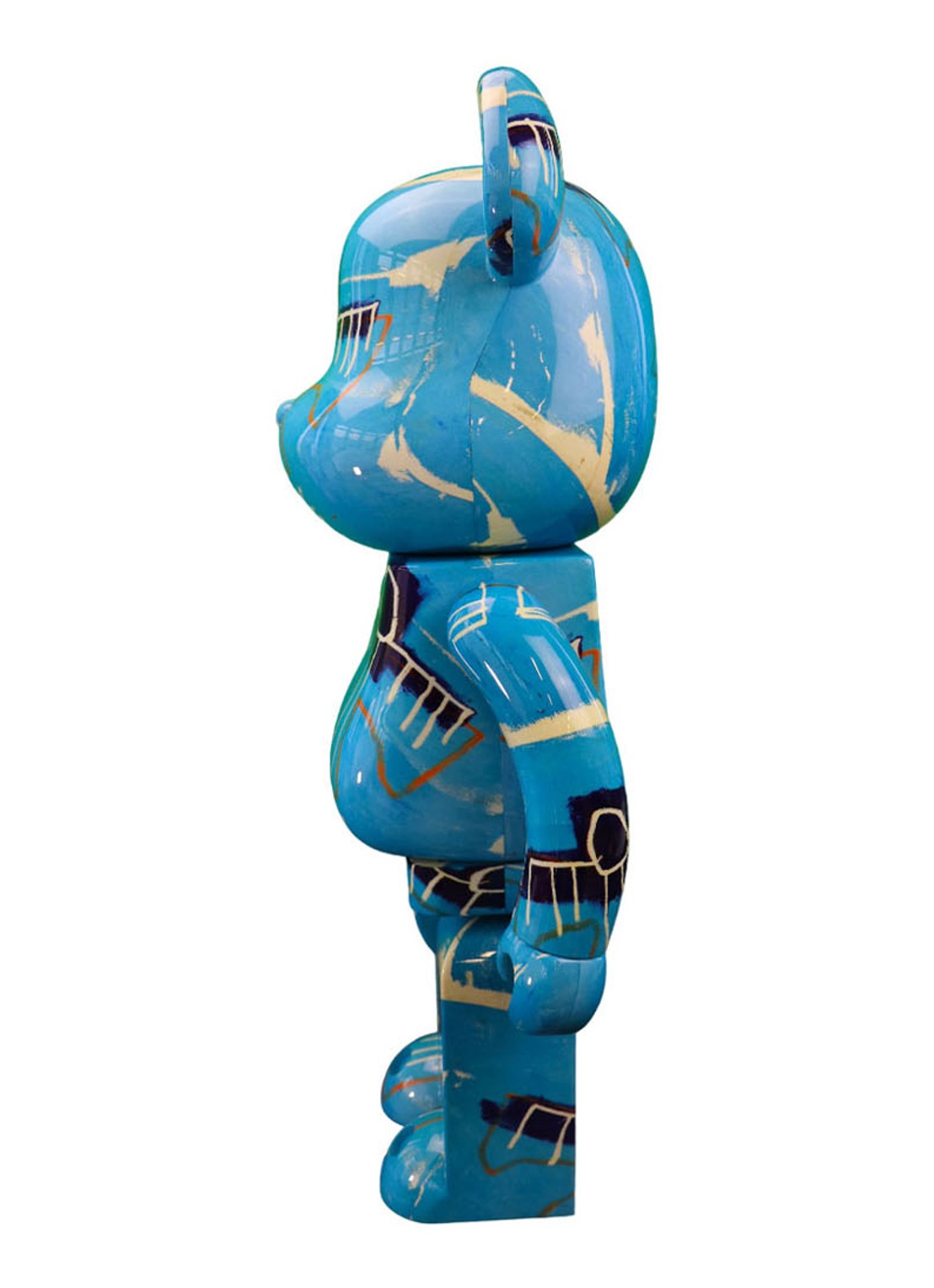 Bearbrick Bearbrick 1000% JM Basquiat #9 72 cm - detail 2 multicolor