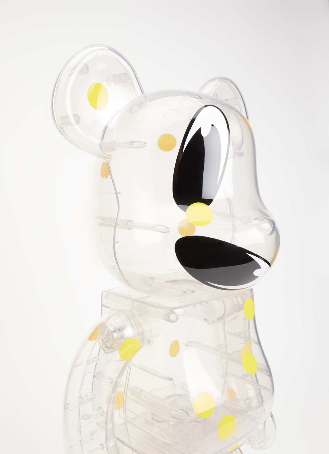 Bearbrick Bearbrick 1000% Samual Ross 72 cm - voorkant 2 transparant