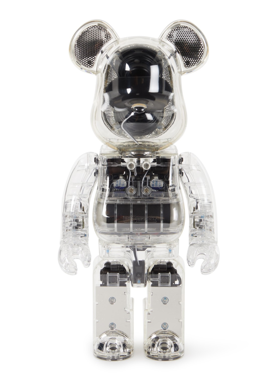 Bearbrick Bearbrick 400% bluetooth speaker  - voorkant transparant