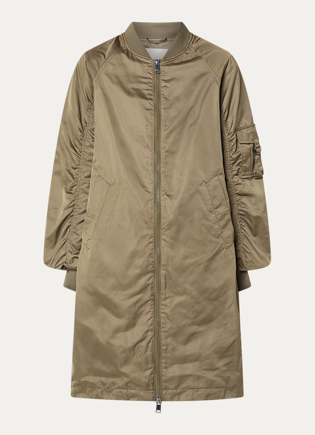 Beaumont Ali jas met steekzakken - voorkant 3 khaki