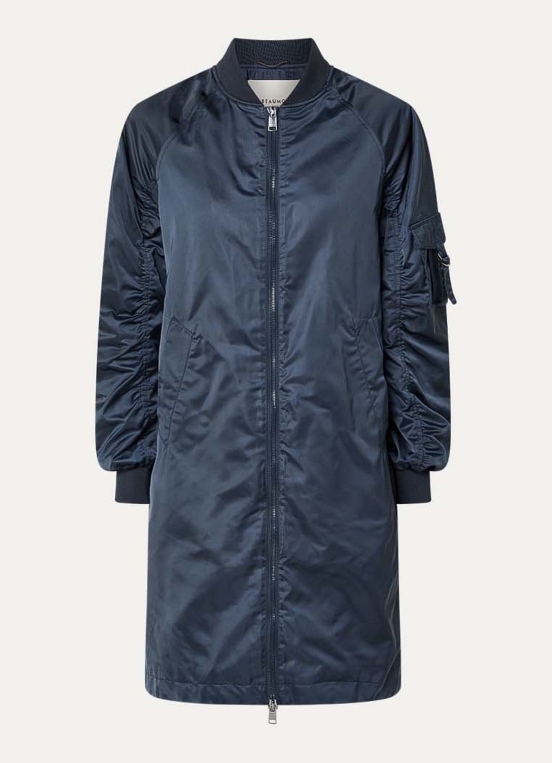 Beaumont Ali jas met steekzakken - voorkant 2 blauw