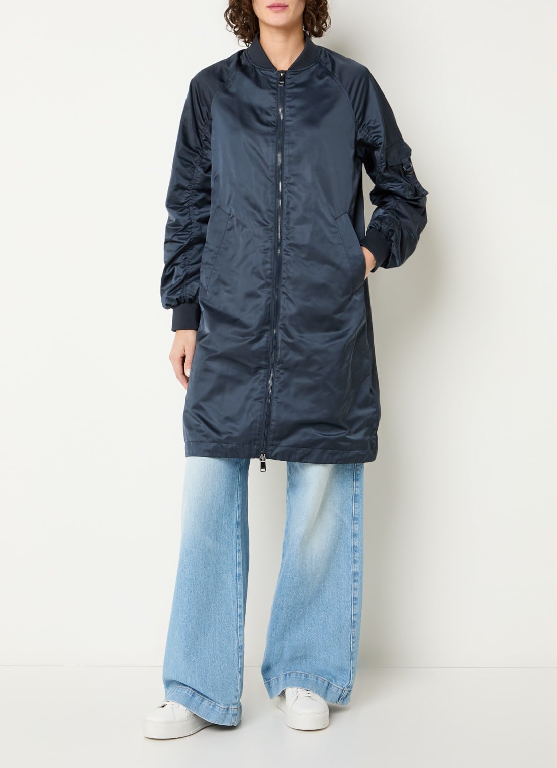 Beaumont Ali jas met steekzakken - voorkant 3 blauw