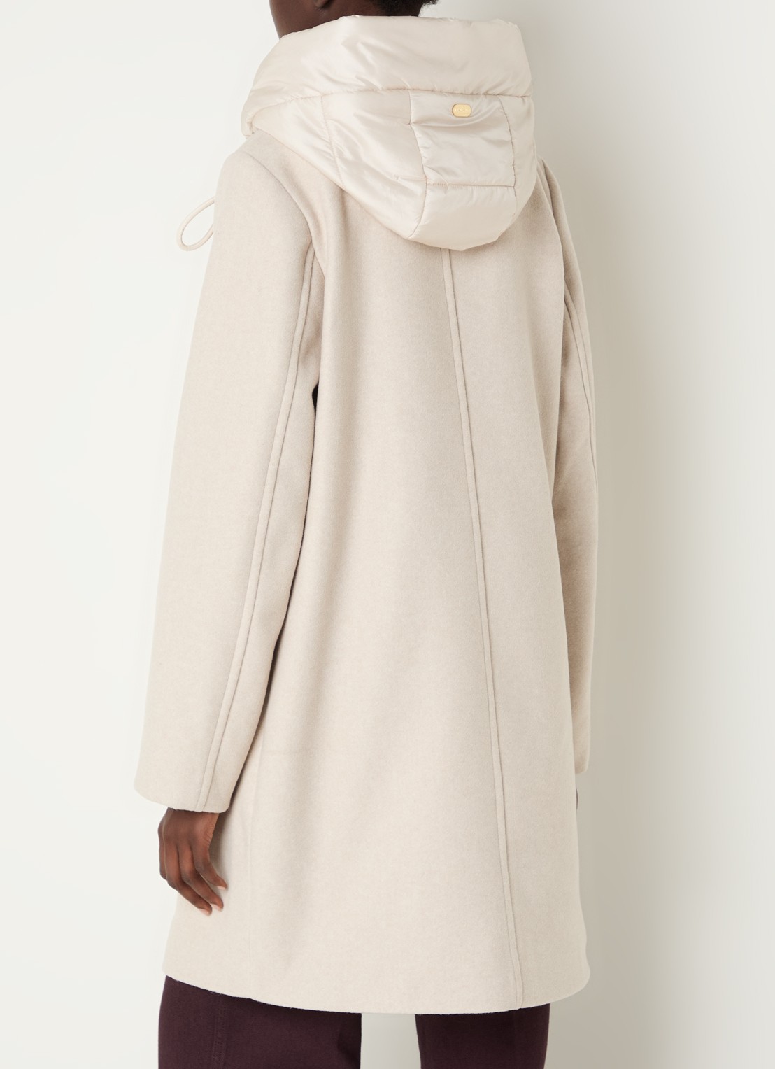 Beaumont Elvira mantel met uitneembare binnenjas - achterkant 4 creme