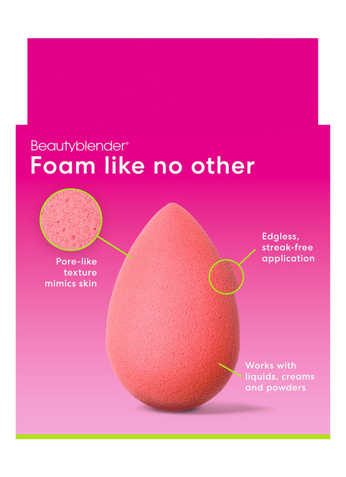 Beautyblender Beautyblender Cheeky Sponge - make-up spons - detail 3 cheeky